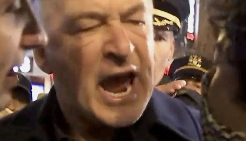 Alec Baldwin Berated by Anti-Israel Protesters for Some Reason